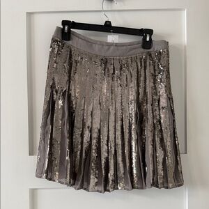 Banana Republic Metallic Sequin Mini Skirt